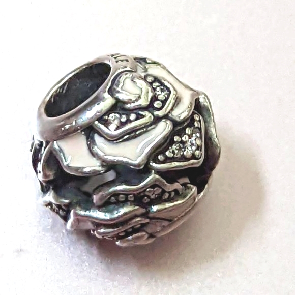 Pandora Pink Delicate Rose Charm - Picture 2 of 8